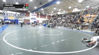 113 lbs Champ. Round 2 - Uriah Cruz, La Mirada vs Ethan Waxberg, Calabasas