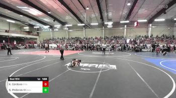 53 lbs Rr Rnd 2 - Kaius Cordova, Stout Wrestling Academy vs Steve Philbrick IV, Badlands WC