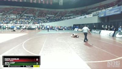 6A-138 lbs Champ. Round 2 - Matix Cooklin, Forest Grove vs Seth Carp, Sprague