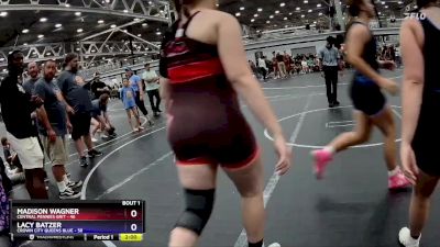 185 lbs Finals (2 Team) - Lacy Batzer, Crown City Queens Blue vs Madison Wagner, Central Pennies Grit