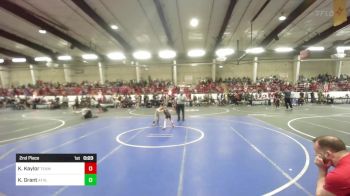 46 lbs 2nd Place - Kashton Kaylor, Team Aggresion vs Korban Grant, Athlos Wrestling