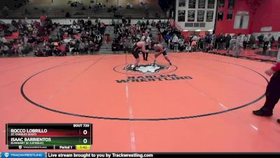 190 lbs Cons. Round 6 - Rocco Lobrillo, St. Charles (EAST) vs Isaac Barrientos, Elmhusrt (IC CATHOLIC)