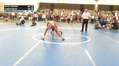 100-H lbs Consi Of 4 - Bryce LeMonier, Savage Wrestling Academy vs Landon Sedani, Prime Wrestling Club
