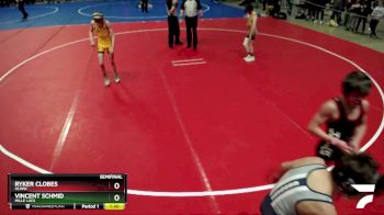 100 lbs Semifinal - Ryker Clobes, HLWW vs Vincent Schmid, Mille Lacs