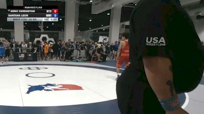 61 kg Champ. Rd Of 128 - Arno Vardanyan, World Team Training Center vs Santana Leon, Mile High Wrestling Club