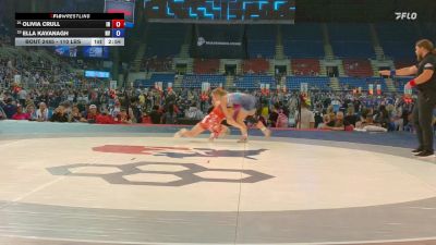 110 lbs Cons. Rd Of 32 - Olivia Crull, IN vs Ella Kavanagh, NV