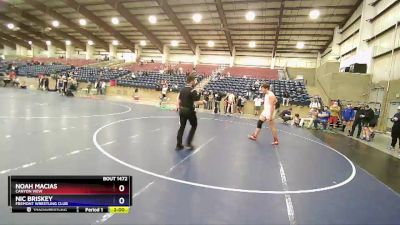 285 lbs 3rd Place Match - Noah Macias, Canyon View vs Nic Briskey, Fremont Wrestling Club