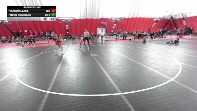 16U Boys - 120 lbs Cons. Semis - Mason Lease, Askren Wrestling Academy vs Beck Dammann, Wrestling Factory