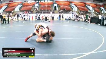 200 lbs Cons. Round 4 - Johnathan Slump, Izzy Style Wrestling vs Oliver Allen, Sparta