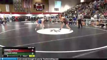 160 lbs Quarterfinal - Tanner Metcalf, Rock Springs vs Morgan Hatch, Lyman