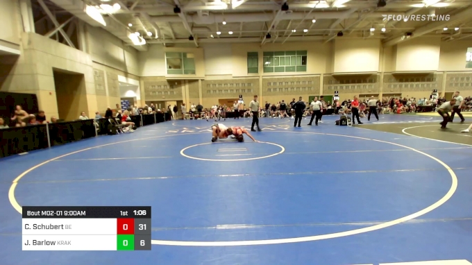 160 lbs Rr Rnd 1 - Carter Schubert, Beast Of The East vs Joshua Barlow ...