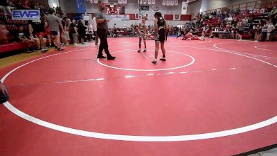 76-80 lbs Rr Rnd 2 - Gehrig Stenstrom, Parsons Wrestling Club vs Kimberly Emmons, Grove Takedown Club