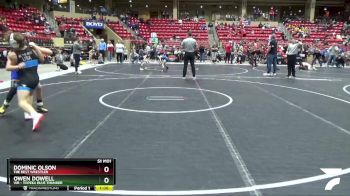 115 lbs Quarterfinal - Owen Dowell, WR - Topeka Blue Thunder vs Dominic Olson, The Best Wrestler