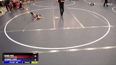 Round 2 - Dane Fier, Minneota Wrestling vs Korbin Lanik, Summit Wrestling Academy