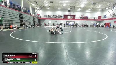 157 lbs Champ. Round 2 - Fernando Lopez, Ashland vs Nico Taddy, West Liberty
