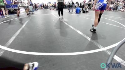 82 lbs Rr Rnd 2 - Bristol Walters, Elgin Wrestling vs Adyson Wagner, Choctaw Ironman Youth Wrestling