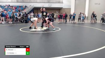 123 lbs Champ. Round 2 - Ryan Richie, Edwardsville vs Brayden Wessel, Redhawk Wrestling Academy