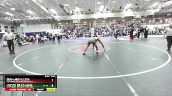 133 lbs Semifinal - Roman De La Cruz, University Of Saint Mary (KS) vs Sean Archuleta, Arizona Christian University
