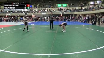75 lbs Champ. Round 1 - Isaiah Ebner, DGF vs Brycen Ladenthin, SHED Wrestling