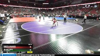 D1-138 lbs Champ. Round 1 - Blake Heal, D.C. Everest vs Nikita Adamov, Wauwatosa West/East