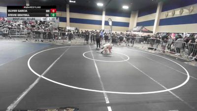 85 lbs Final - Oliver Garcia, Riverside Rascal vs Stevie Graybill, Cal Grapplers