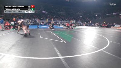 6A/5A Girls 235 Semifinal - Madelynn Littlejohn, North Salem Girls vs Jolisa Mendoza, Crook County Girls