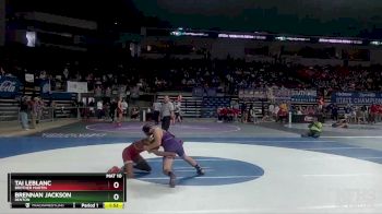 D 1 152 lbs Champ. Round 1 - Brennan Jackson, Benton vs Tai LeBlanc, Brother Martin