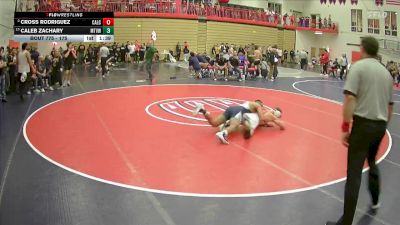 175 lbs Champ. Round 3 - Caleb Zachary, Mountain View vs Cross Rodriguez, Calvary Chapel