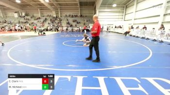 85 lbs Rr Rnd 1 - Cayden Clark, Revival Blue vs Mikey McNeal, Micky's Maniacs Black