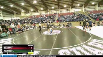 102 lbs Round 1 (4 Team) - Jet Abbott, Utah Gold vs AJ Vargas, Crooks County