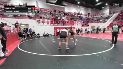 HS 235 lbs Cons. Round 5 - Bentley Sharp, EL RENO HS vs Malia Tini, WESTMOORE