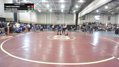 165 lbs 7th Place - Kevin Ozulumba, Ashland vs Dylan Melvin, Foxborough