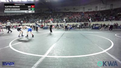 60 lbs Consi Of 8 #1 - Clayton Walters, Glenpool Warriors vs Jasper Shuemake, Viking Wrestling Club