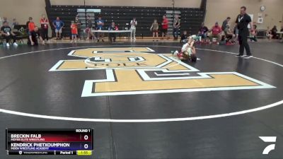 67 lbs Round 1 - Breckin Falb, Moyer Elite Wrestling vs Kendrick Phetxoumphone, Moen Wrestling Academy