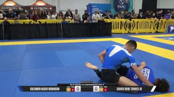 Xavier Rene Torres Jr vs Solomon Nasir Robinson 2026 Pan IBJJF Jiu-Jitsu No-Gi Championship