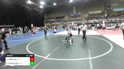 54 lbs Rr Rnd 1 - Annalise Patterson, Duran Elite vs Colette Hollabaugh, Mountain Grapplers WC