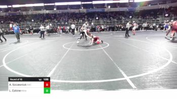 128 lbs Round Of 16 - Andrij Szczesniuk, Kraken vs Lleyton Cobine, Roxana Wrestling Club