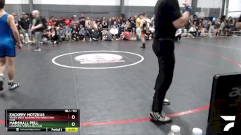 113 lbs Quarterfinal - Zackery Motzkus, South West Washington Wrestling Club vs Marshall Pell, Cashmere Wrestling Club