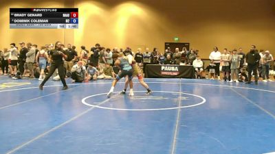 106 lbs Quarters - Brady Genard, Mat Assassins vs Dominik Coleman, M2