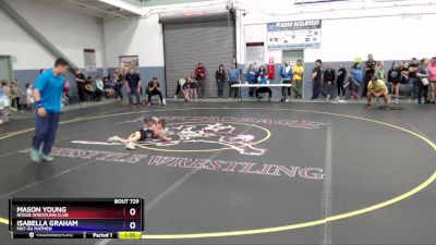 59 lbs Semifinal - Isabella Graham, Mat-Su Matmen vs Mason Young, Rogue Wrestling Club