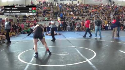 132 lbs 3rd Place Match - Emma Short, Mechanicsburg vs Macy Walborn, Mechanicsburg