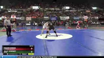 5th Place Match - Mason Doran, Flathead (Kalispell) vs Riley Downey, Butte