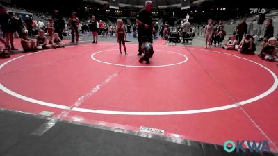 43 lbs Semifinal - Eli Esosza, Tulsa Mafia Boys vs Dawson Hamilton, Owasso Takedown Club