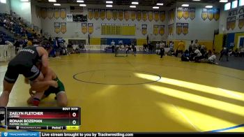 170 Gold Quarterfinal - Ronan Bozeman, Fleming Island vs Zaelyn Fletcher, Camden