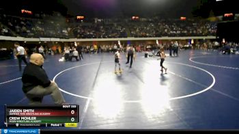 49 lbs Semifinal - Crew Mohler, Moen Wrestling Academy vs Jaiden Smith, Hammer Time Wrestling Academy