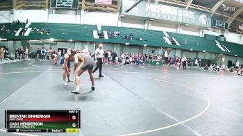 285 lbs 1st Place Match - Brentan Simmerman, Kent State vs Cash Henderson, Spartan Combat RTC