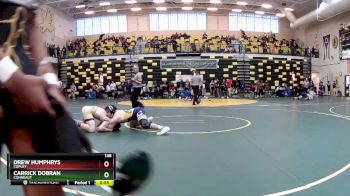 138 lbs Cons. Round 3 - Drew Humphrys, COPLEY vs Carrick Dobran, CONNEAUT