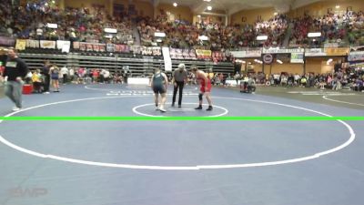157 lbs Champ. Round 1 - Blake Buresh, Phillipsburg HS vs Haiden Edens, Caney Valley HS