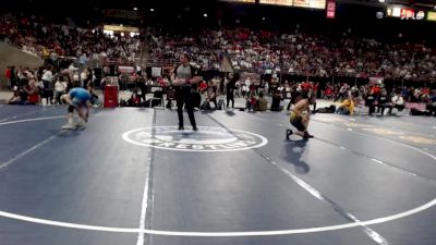3A 120 lbs Champ. Round 1 - Coy Dimond, Wendell vs Teran Tracy, Raft River