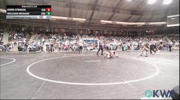 52 lbs Consi Of 32 #2 - Owen Stimson, Claremore Wrestling Club vs Sullivan Richard, Cushing Tigers